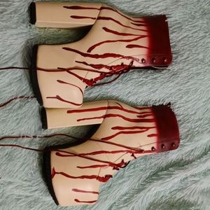 Bloody boots